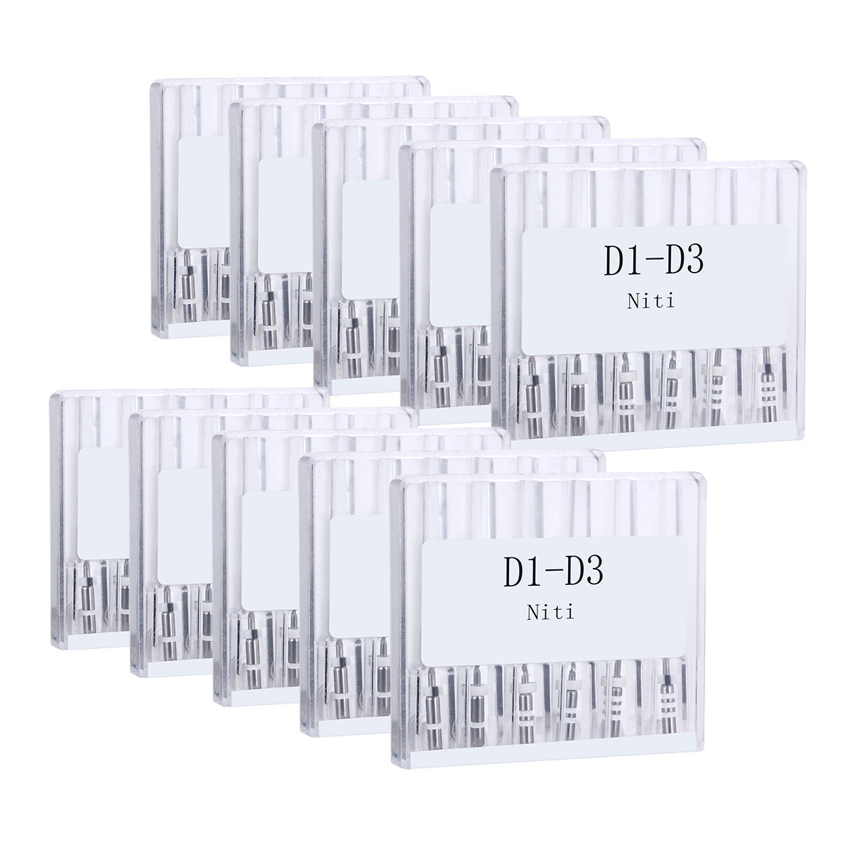 AZDENT Dental Endo Retreatment Root Canal Engine NiTi Rotary Files D1-D3
