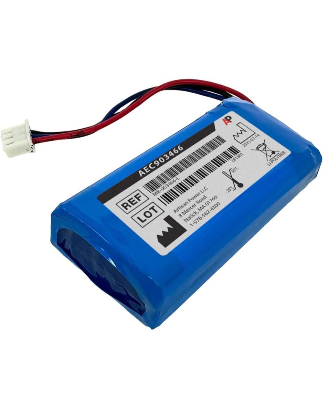Replacement Battery for Hawk Hawkmed Syringe Pump HK-050 HK-100 HK-100I 1900mAh