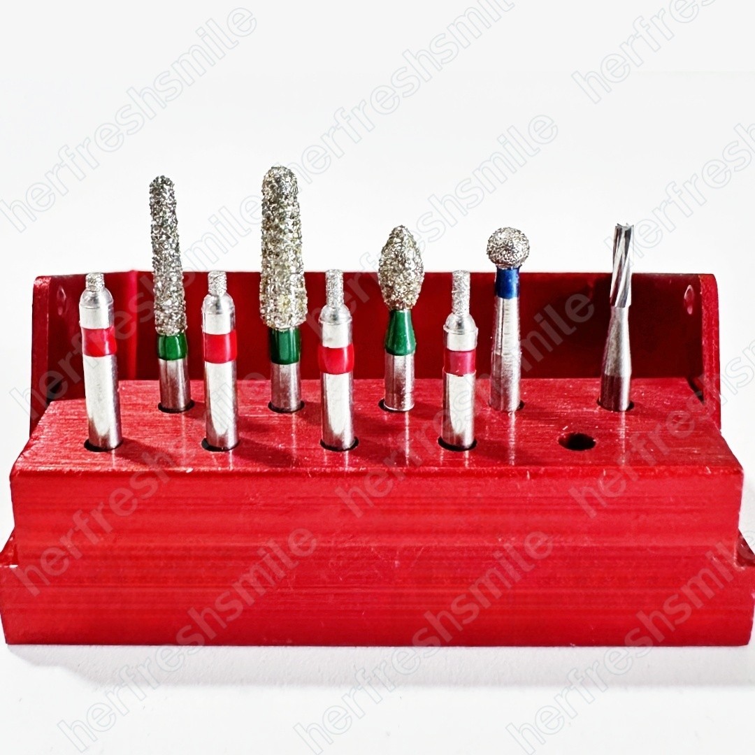 2Kits Dental Reverse Preparation Bur Direction Diamond Interproximal Enamel Burs