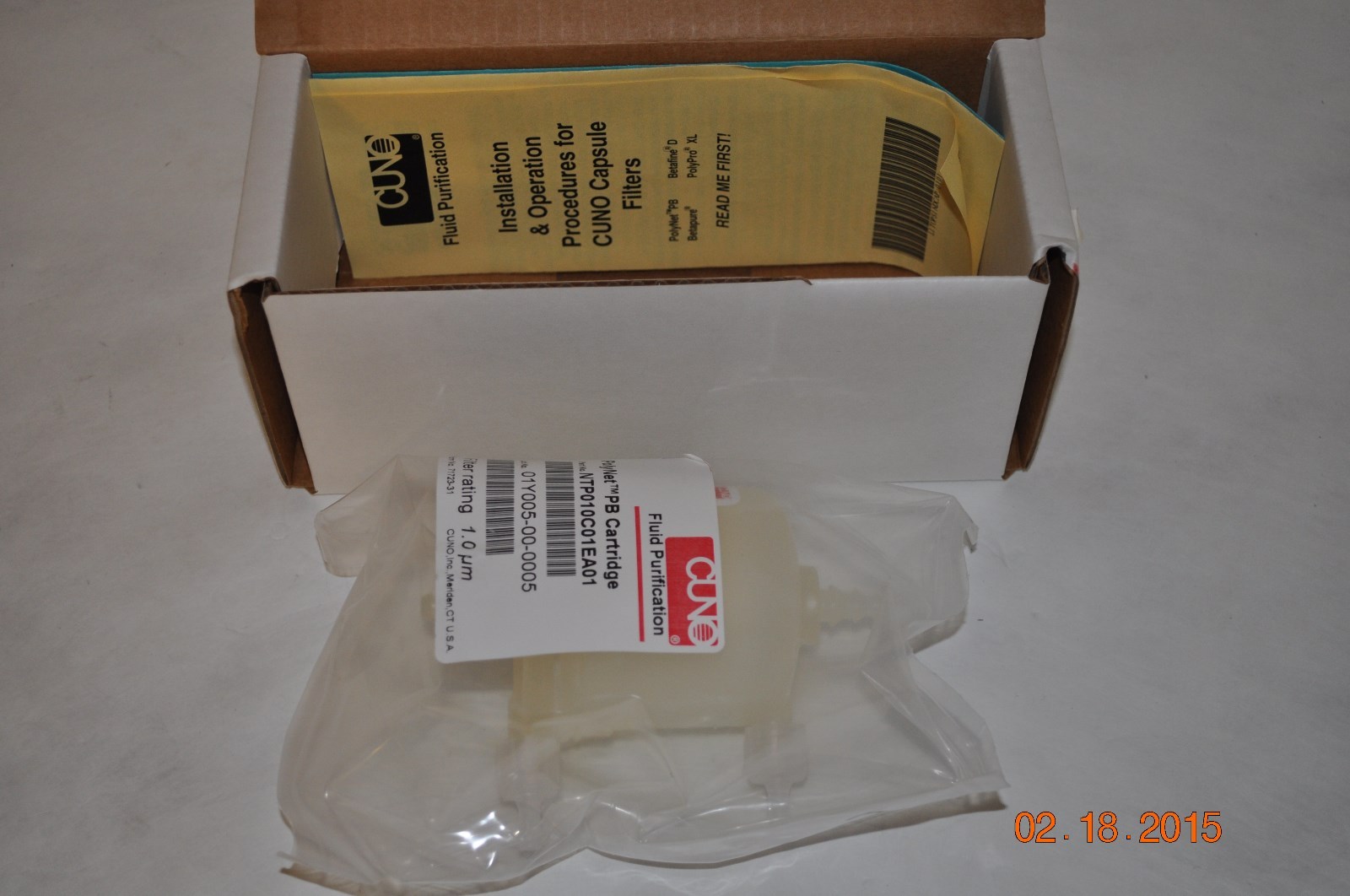 Cuno Polynet PB Cartridge Part# NTP010C01EA01 1Micron