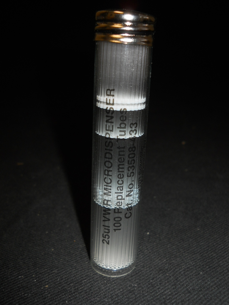(100) VWR Glass 25uL Microdispenser Replacement Tubes, 53508-400