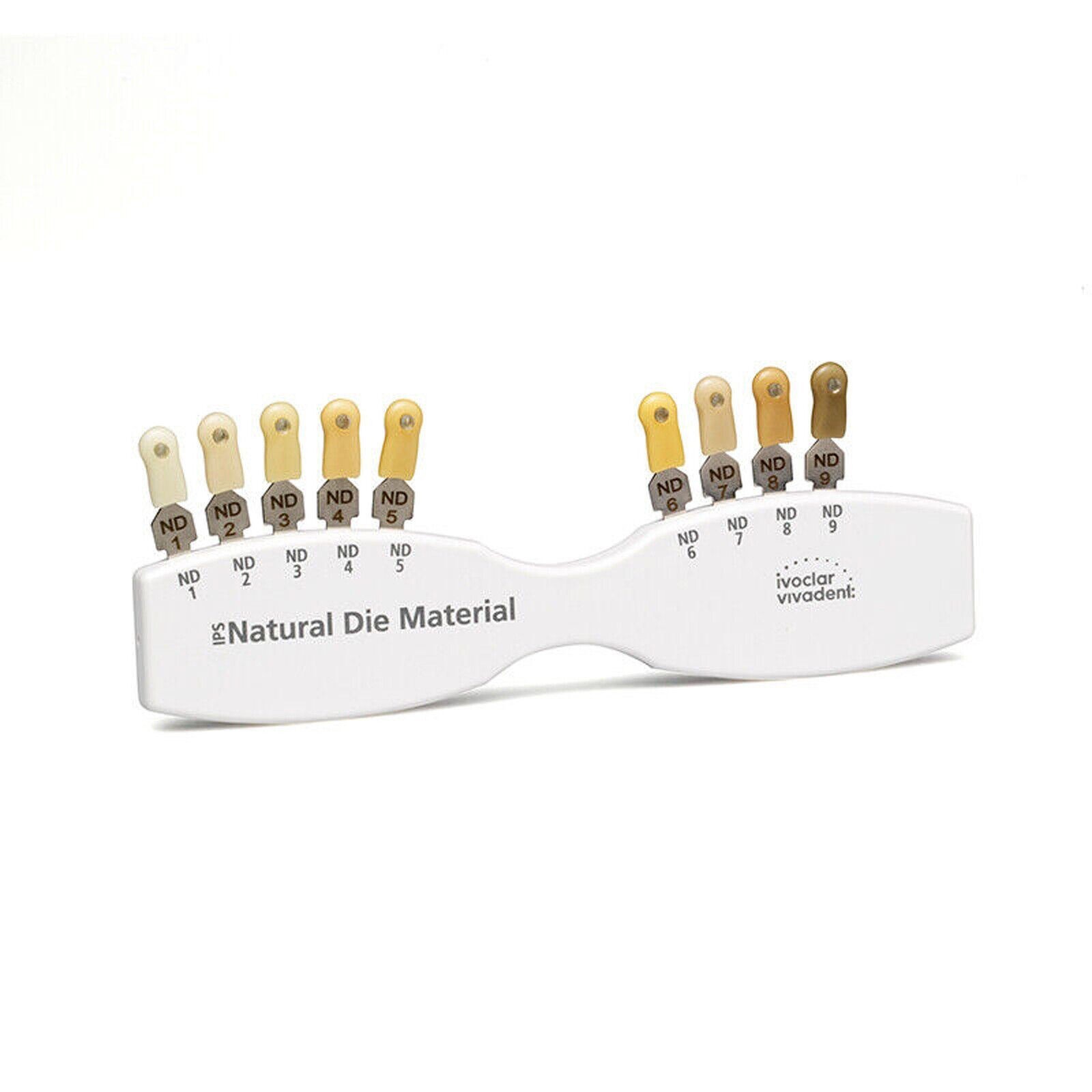 lvoclar Type Dental Teeth Shade Guide A-D 20 color Porcelain ND1-9 Abutment