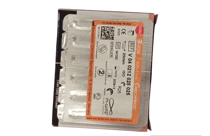 VDW RECIPROC Blue Dental Endo NiTi File 6pcs/set