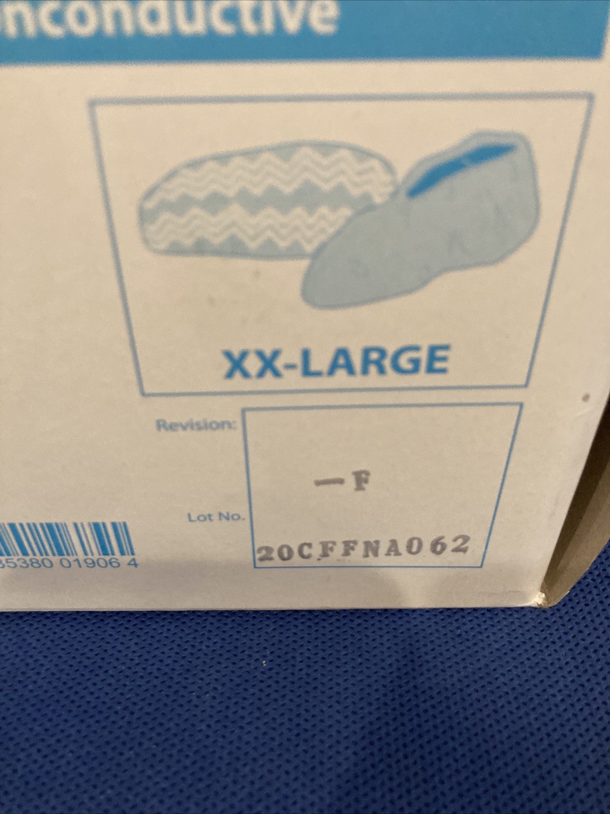 OR SHOE COVERS w/ SKID RESISTANT SOLE, XX-LARGE, CARDINAL HEALTH #4855, 400/case