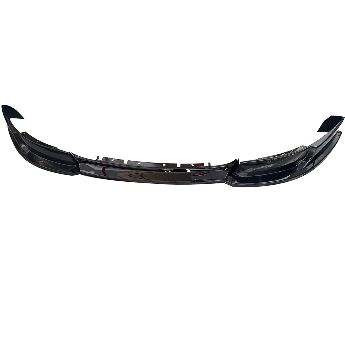RTR Style Front Bumper Lip Splitter for 2013-2014 Mustang V6 GT Gloss Black ABS