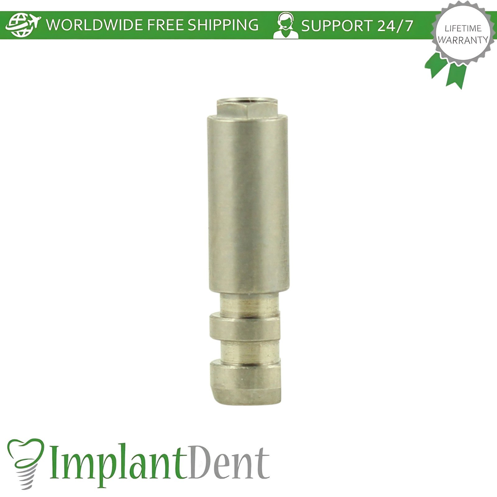 Ø3.4mm Patform Dental Fixture Analog 3i Osseotite Compatible Replica Purple