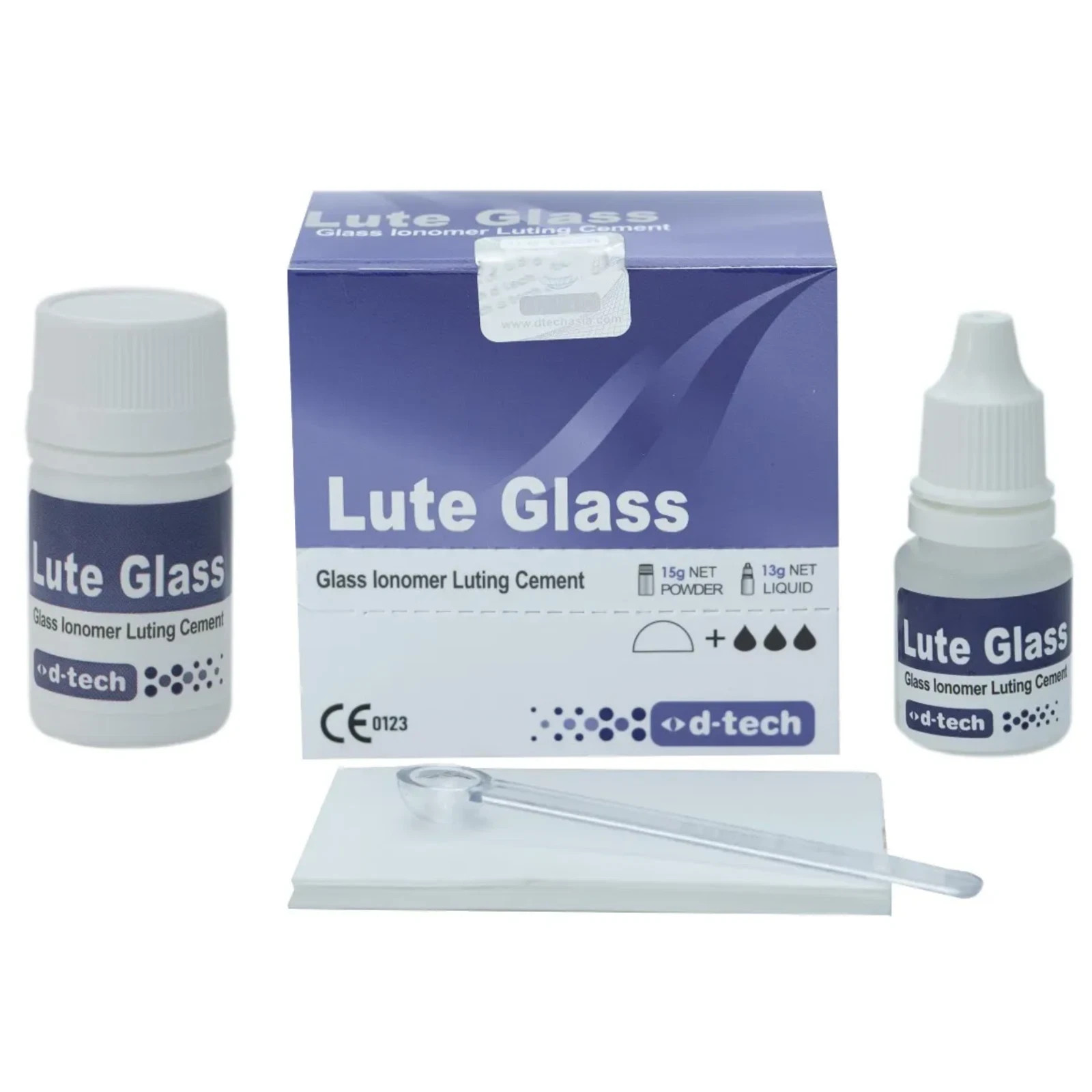 Lute Glass GIC Luting Cement Type 1 Radiopaque Dental Crown Bridge Bonding 15g