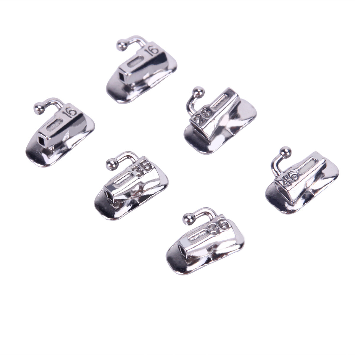 AZDENT Dental Orthodontics Buccal Tubes 1st 2nd Molar Tube Roth MBT 022 018 Type