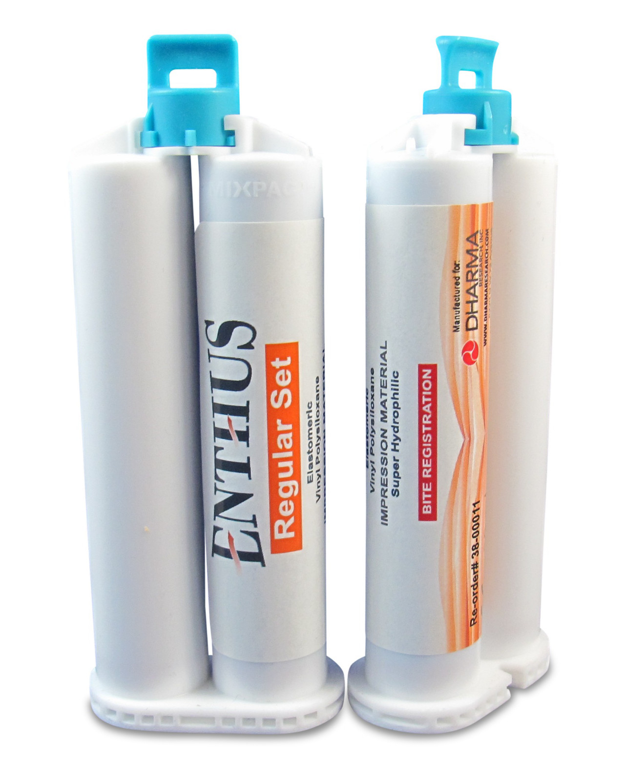 Enthus VPS PVS BITE REGISTRATION Material REGULAR Set 2 X 50ml Cartridges