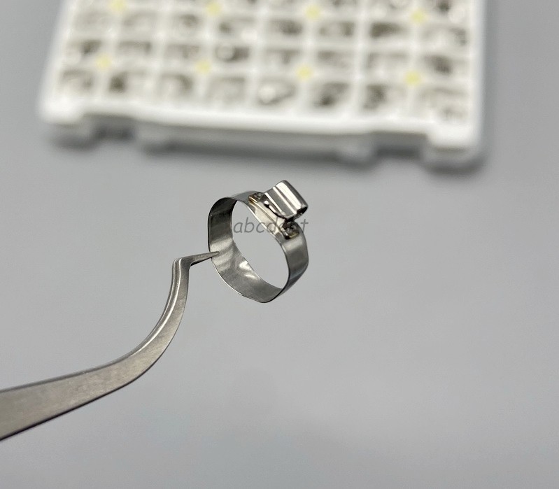 320Pcs Dental Orthodontic Plain Molar Bands Buccal Tubes Kit Roth MBT 022 1st