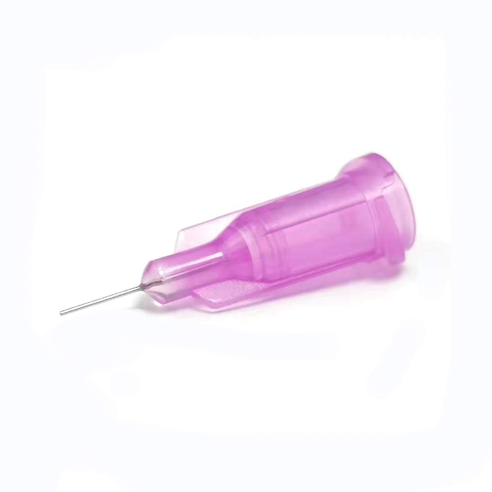 30 Gauge 0.25 Inch Industrial Microtrace Blunt Tip Dispensing Needle with Luer L