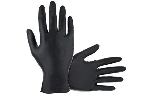 Raven 66542 Derma Pro Powder-Free Exam Grade Nitrile Gloves, Medium, Box of 100