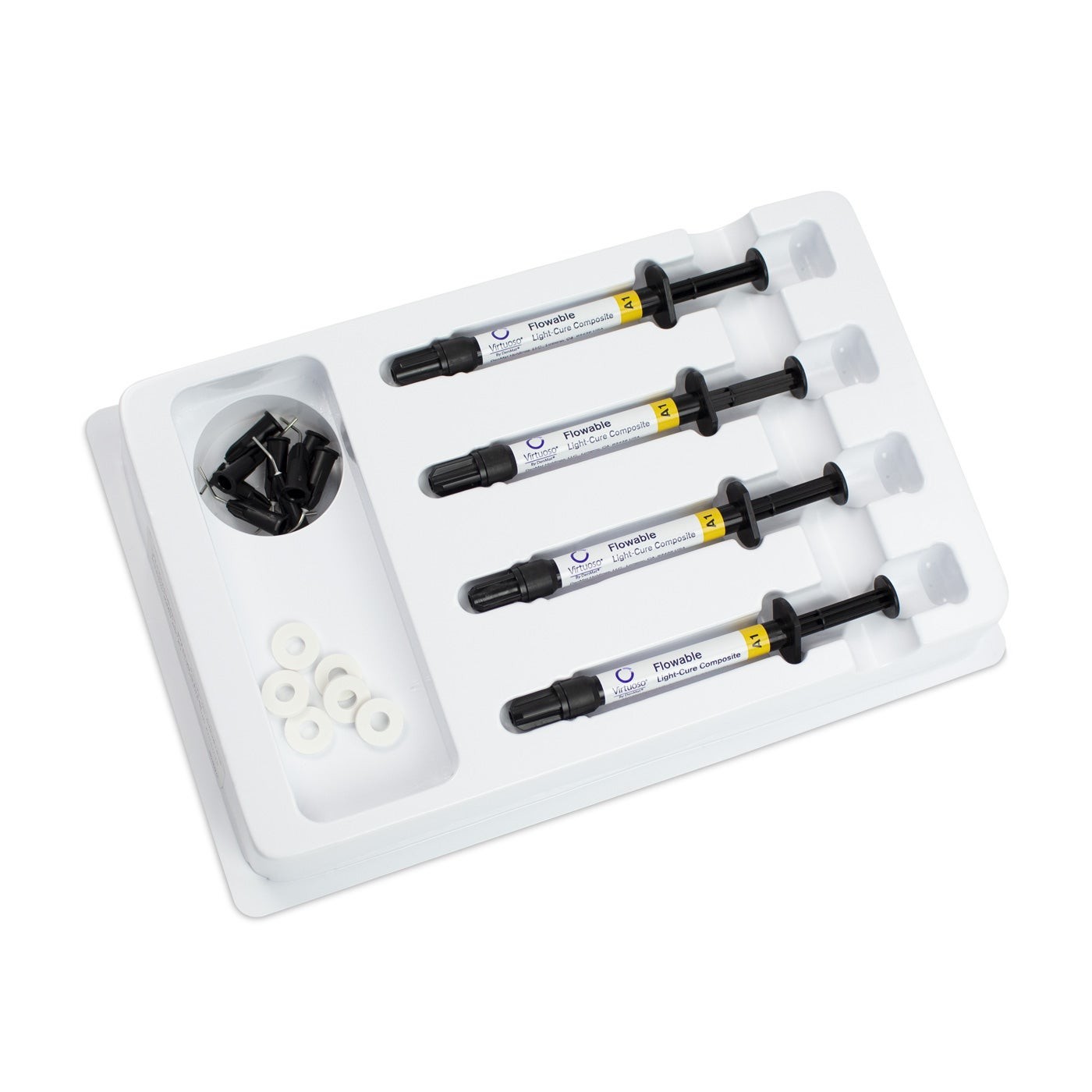 Denmat 032381820 Virtuoso Flowable Low Viscosity Composite Syringes 1 Gm 4/Pk A1