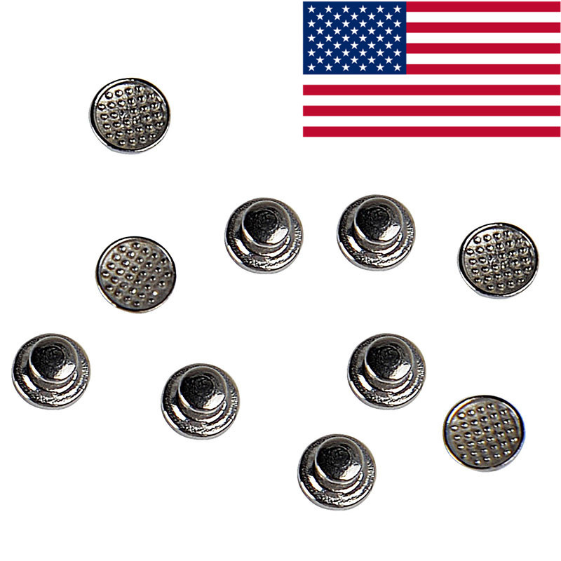 50 Packs AZDENT Dental Orthodontic Lingual Buttons Bondable Round Base 10pc/pack