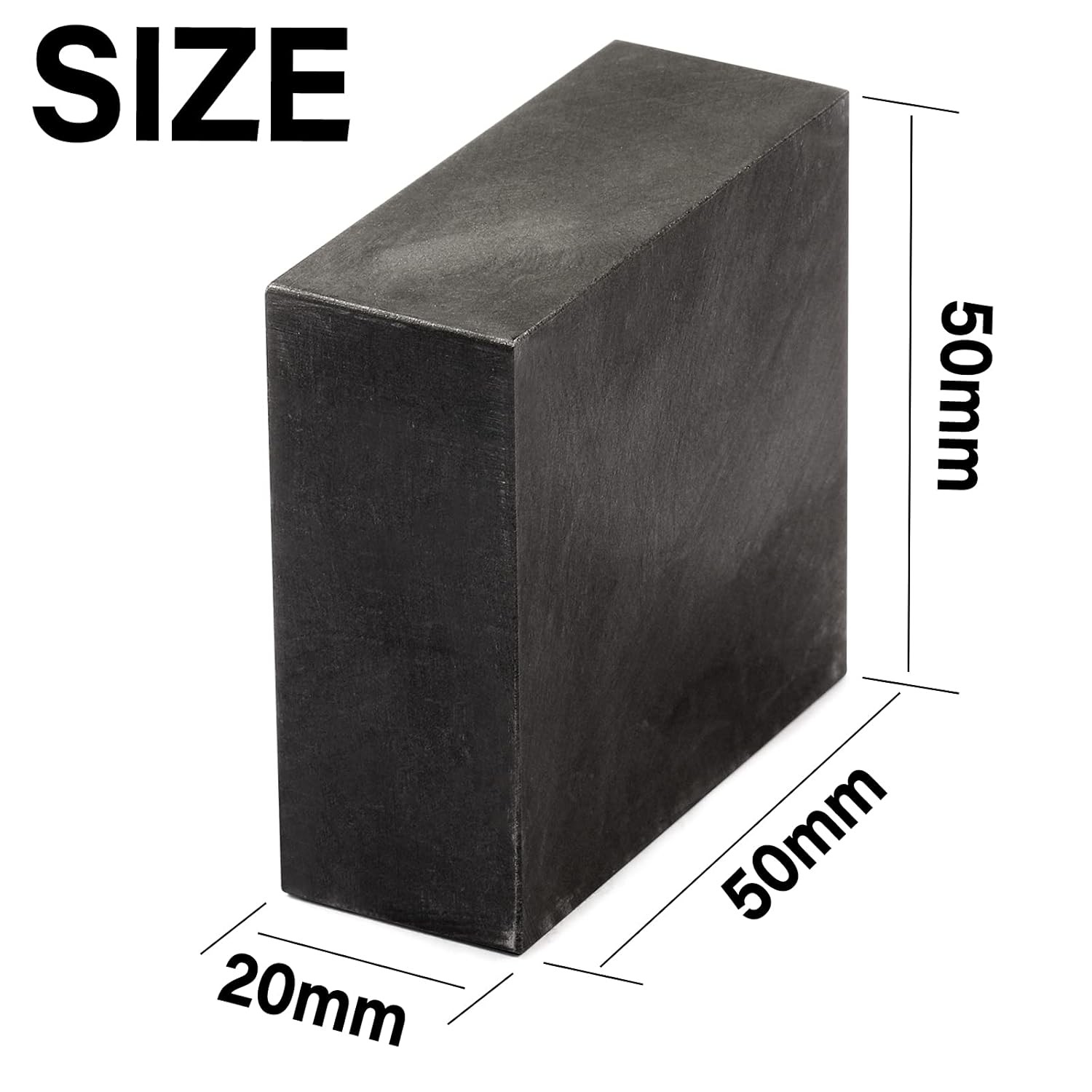 2PCS High Purity 99.9% Graphite Ingot Block EDM Milling Casting Mold Sheet