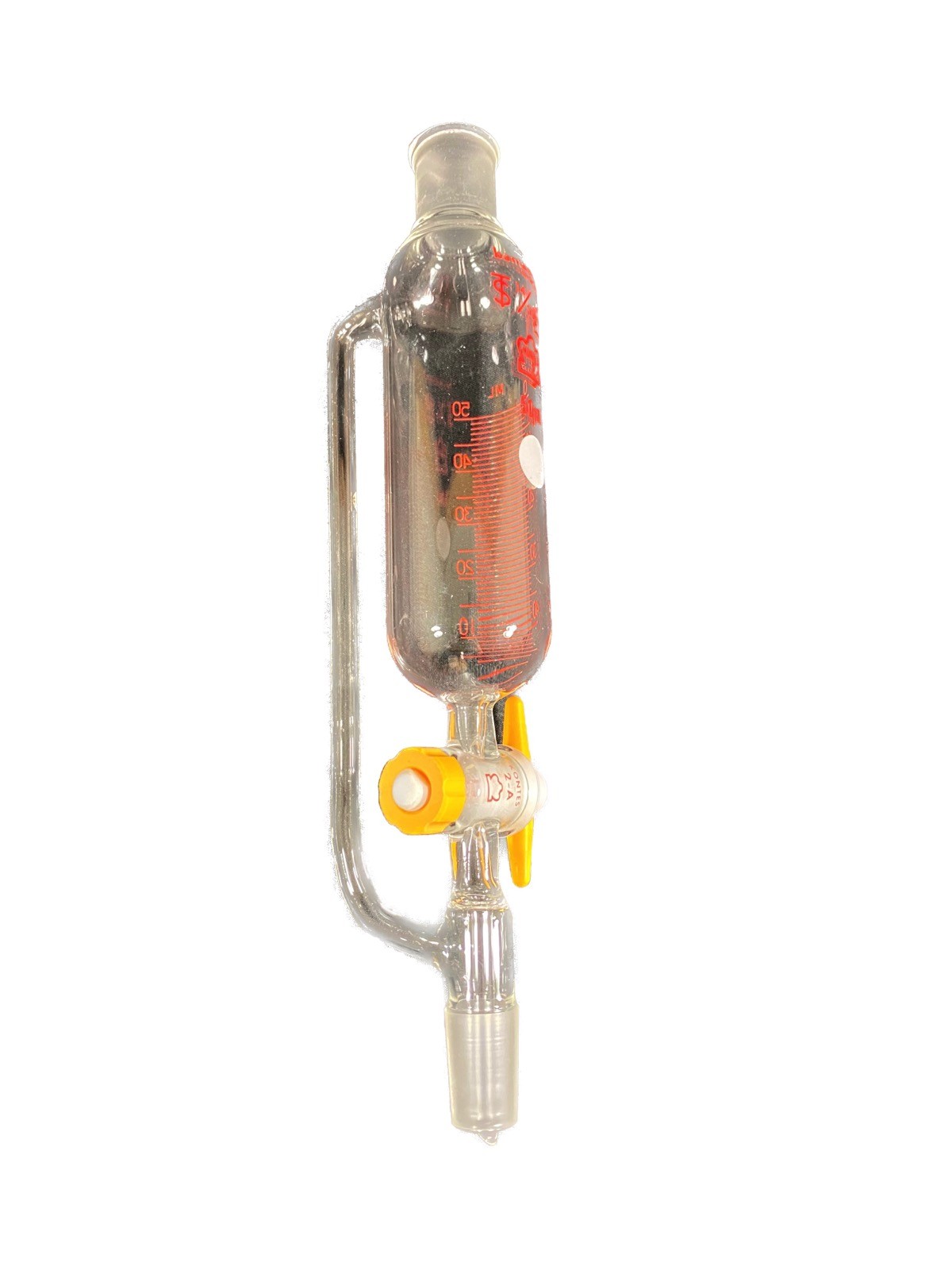 KONTES Glass 50mL 14/20 Graduated Pressure Equalizing Addition Funnel 299280-005