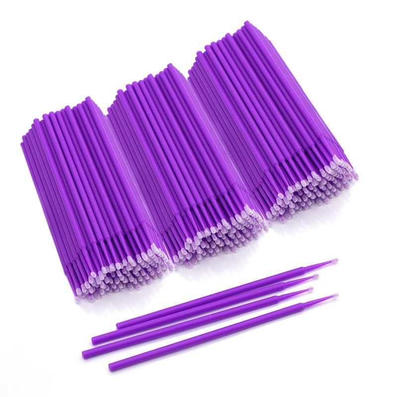 100PCS Dental Materials Disposable Micro Brush Applicators Colorful Brush Beauty