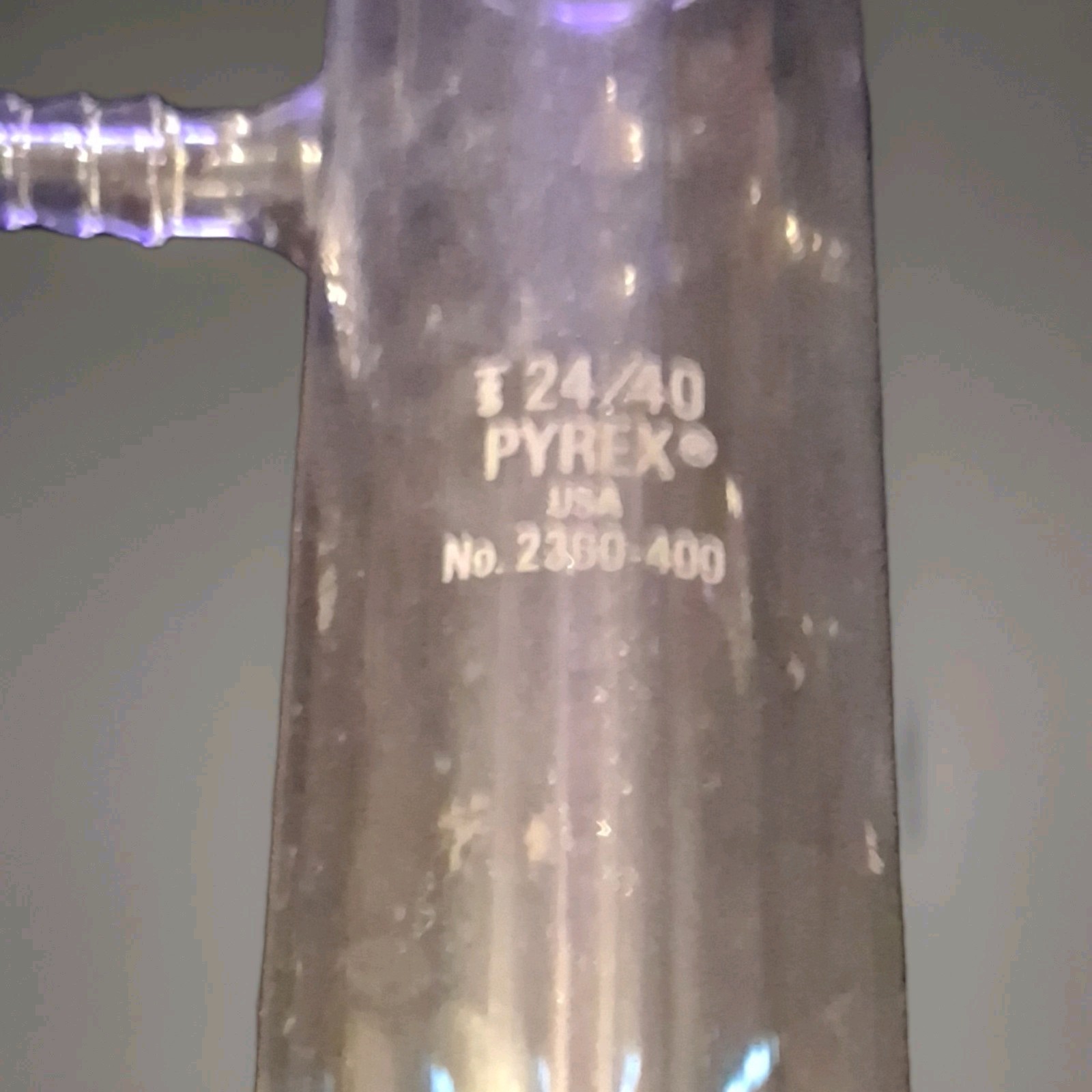 Pyrex No. 2360-400 Corning. 24/40 Condenser Glass Tube