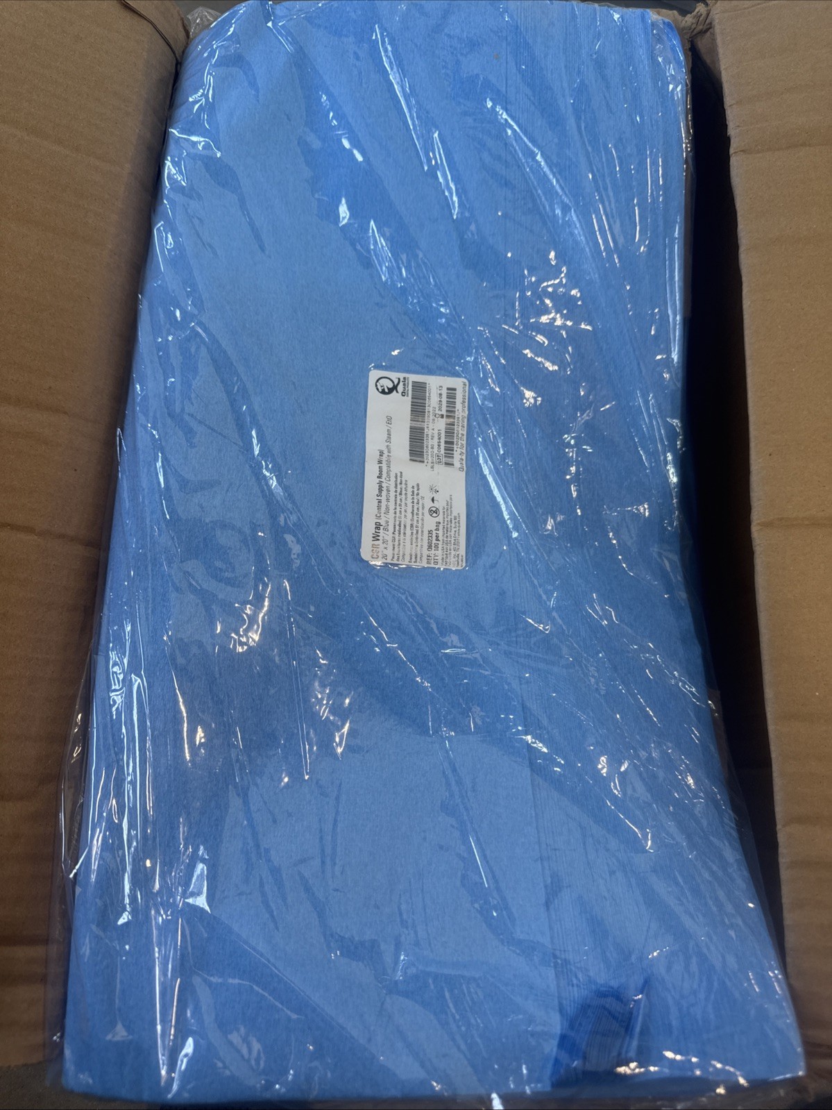 Quala CSR Sterilization Wrap 20″x20″ (100 Sheets) – Medical Blue