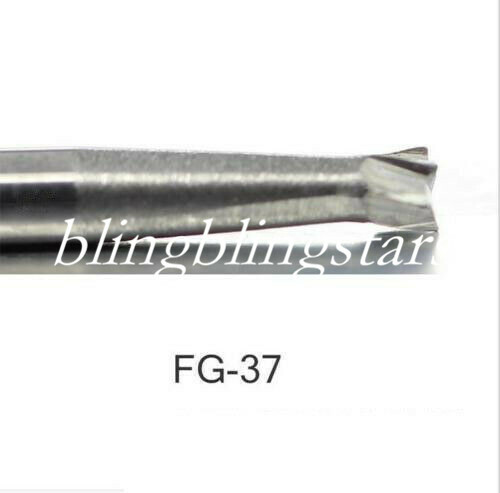 10 Pcs/Box Dental Carbide Burs Inverted Cone For High Speed Handpiece FG 34-41