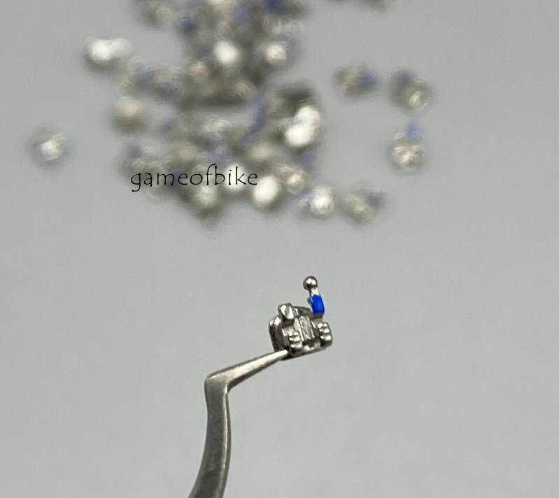 Dental Orthodontic Brackets Braces Mini Roth 022 Slot Hooks 345 Metal 50pcs/pack