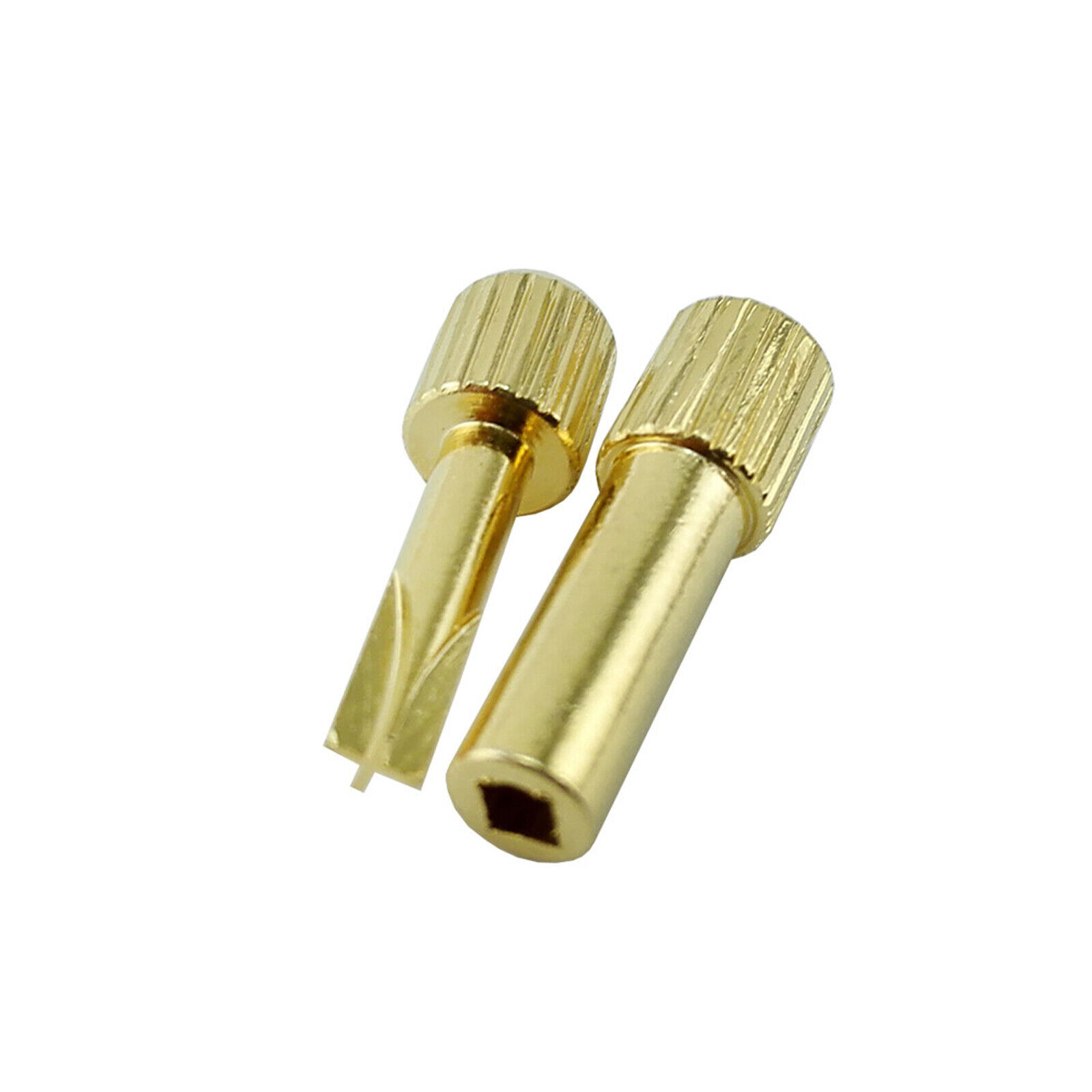 Dental Endodontics Screw Post Root Dentatus Cross Key Driver Wrench Gold Plated