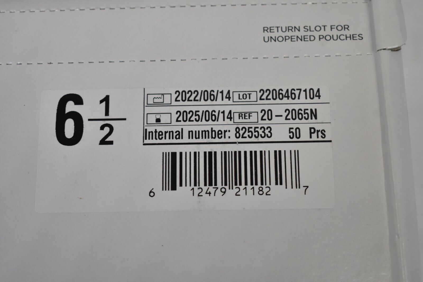 McKesson Perry Polyisoprene Synthetic Surgical Gloves 50 Pack Size 6-1/2
