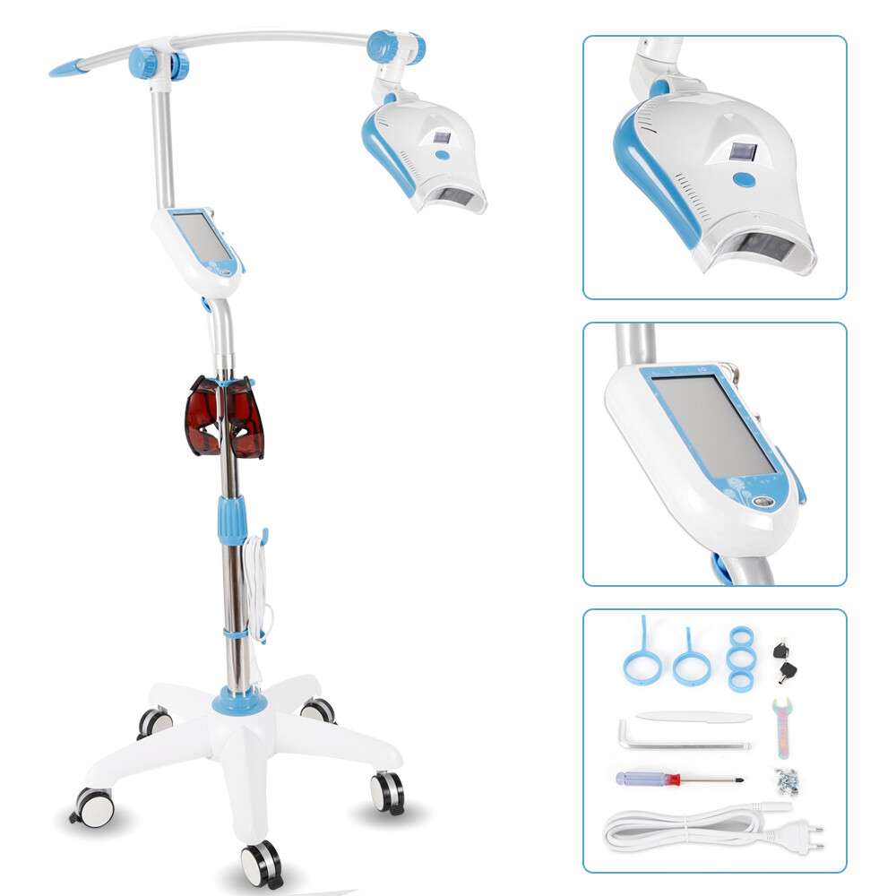 Dental Mobile Teeth Whitening Light LED Cold Light Lamp Tooth Bleaching Machine