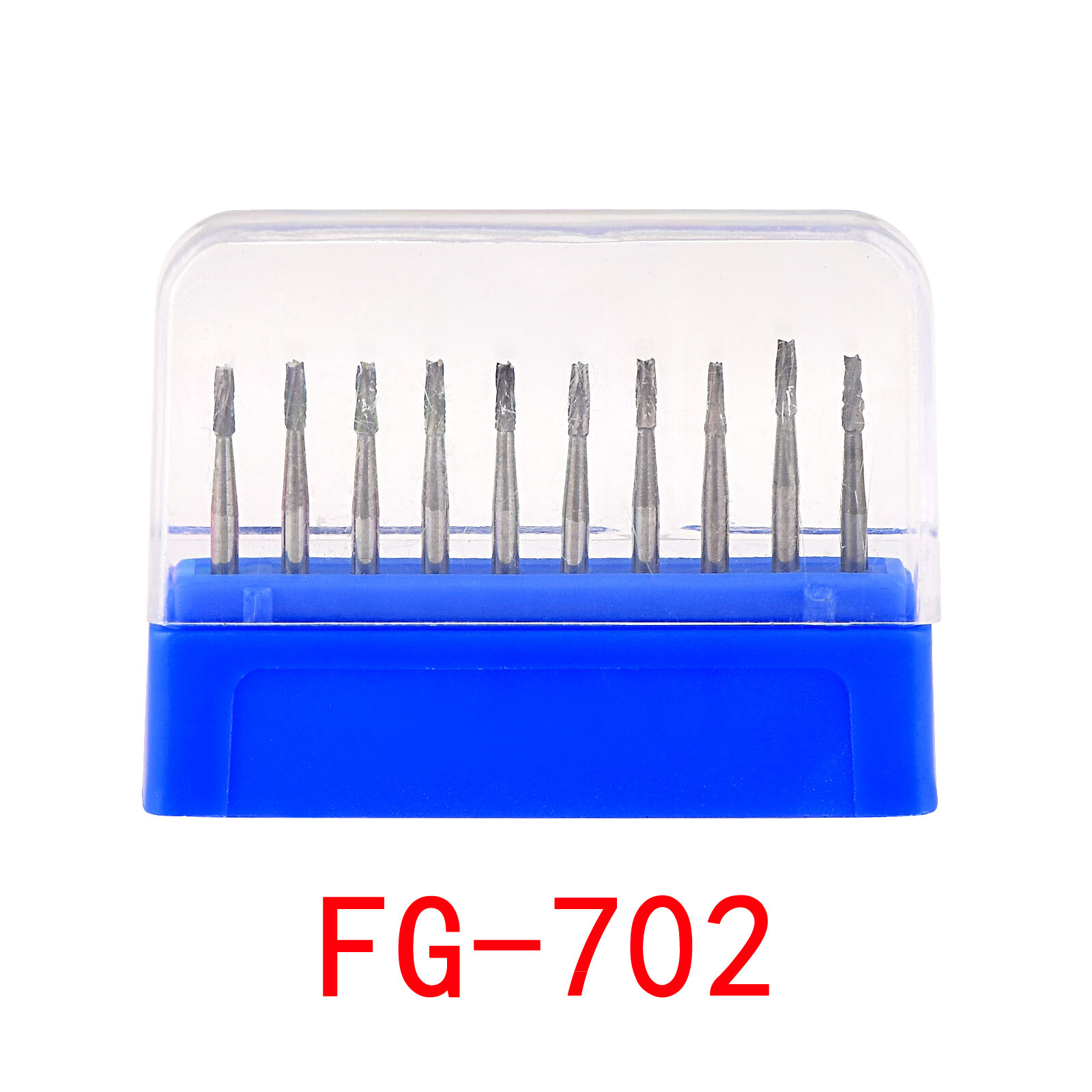 10pcs Dental Carbide Steel Diamond Burs Drill Bur for High Speed Handpiece