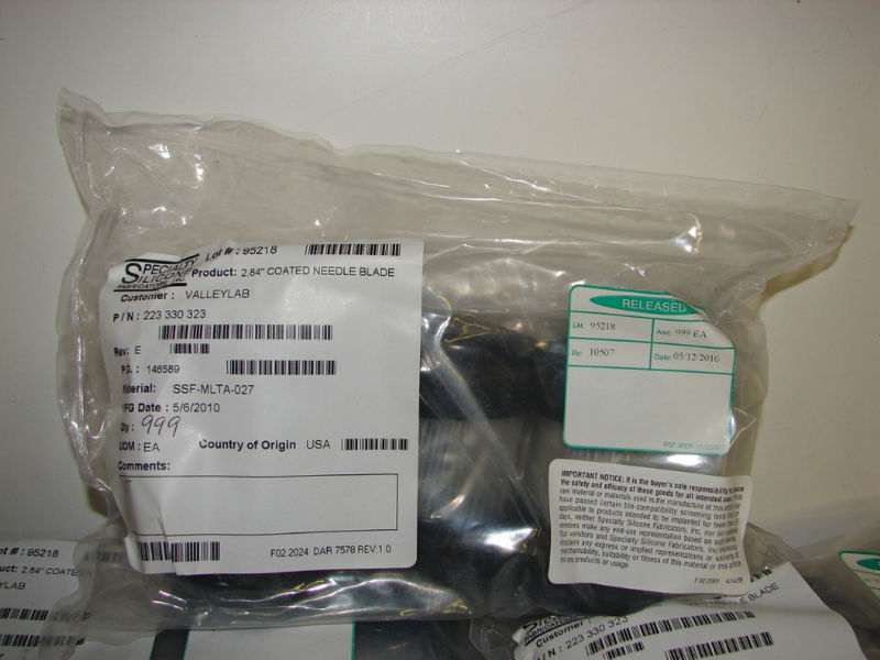 Valleylab 2.84″ Coated Needle blade electrode (Qty 999)