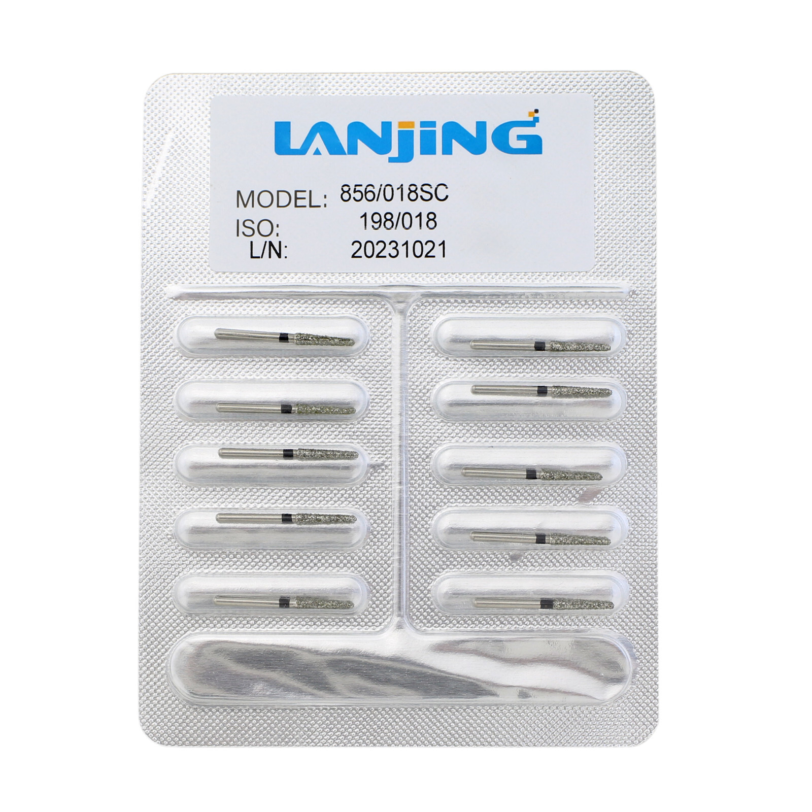 Dental Burs Diamond FG 856/018SC Round End Taper High Speed Super Coarse Grit