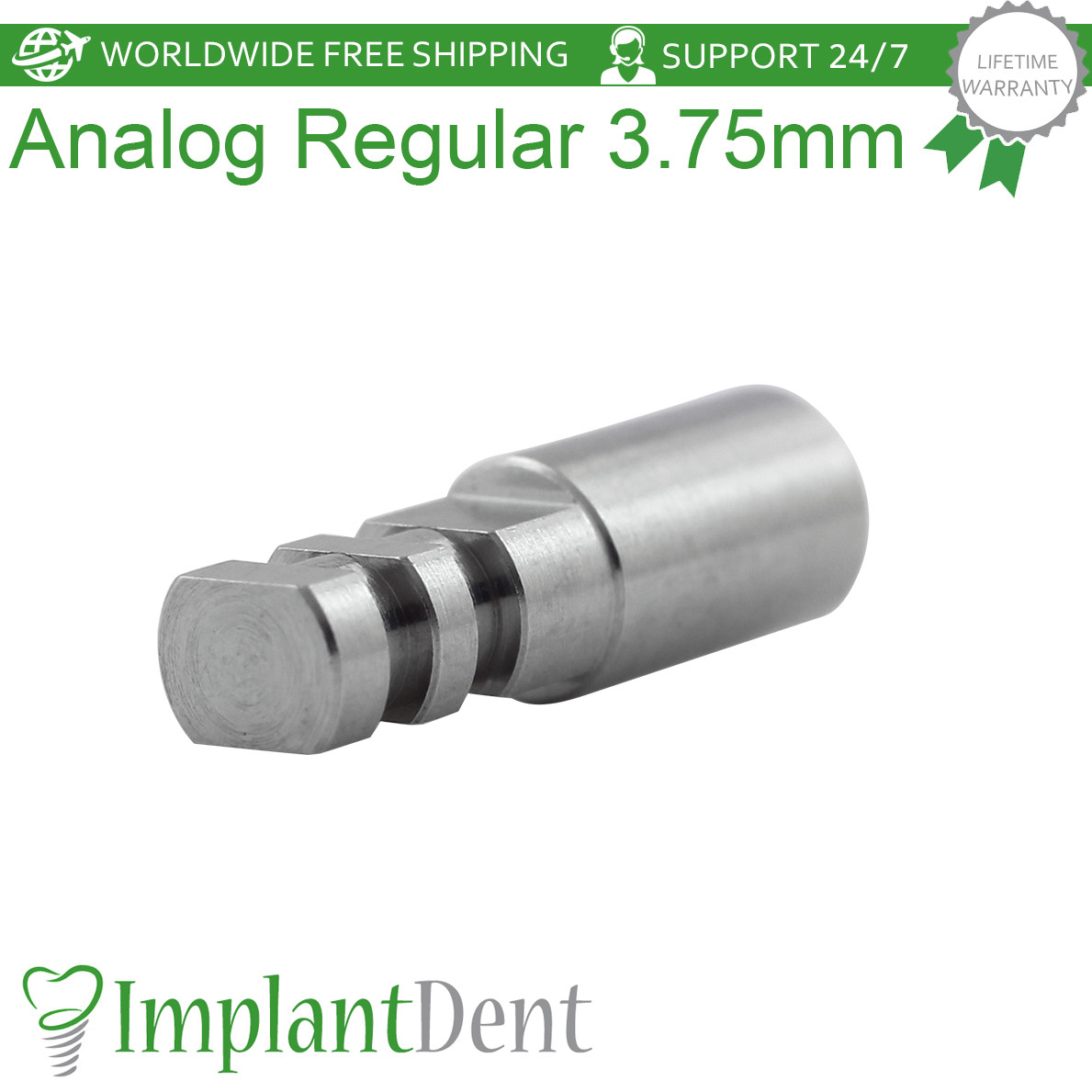 50pcs Analog for Regular Platform 3.75mm Dental Fixture Int Hex Abut ment