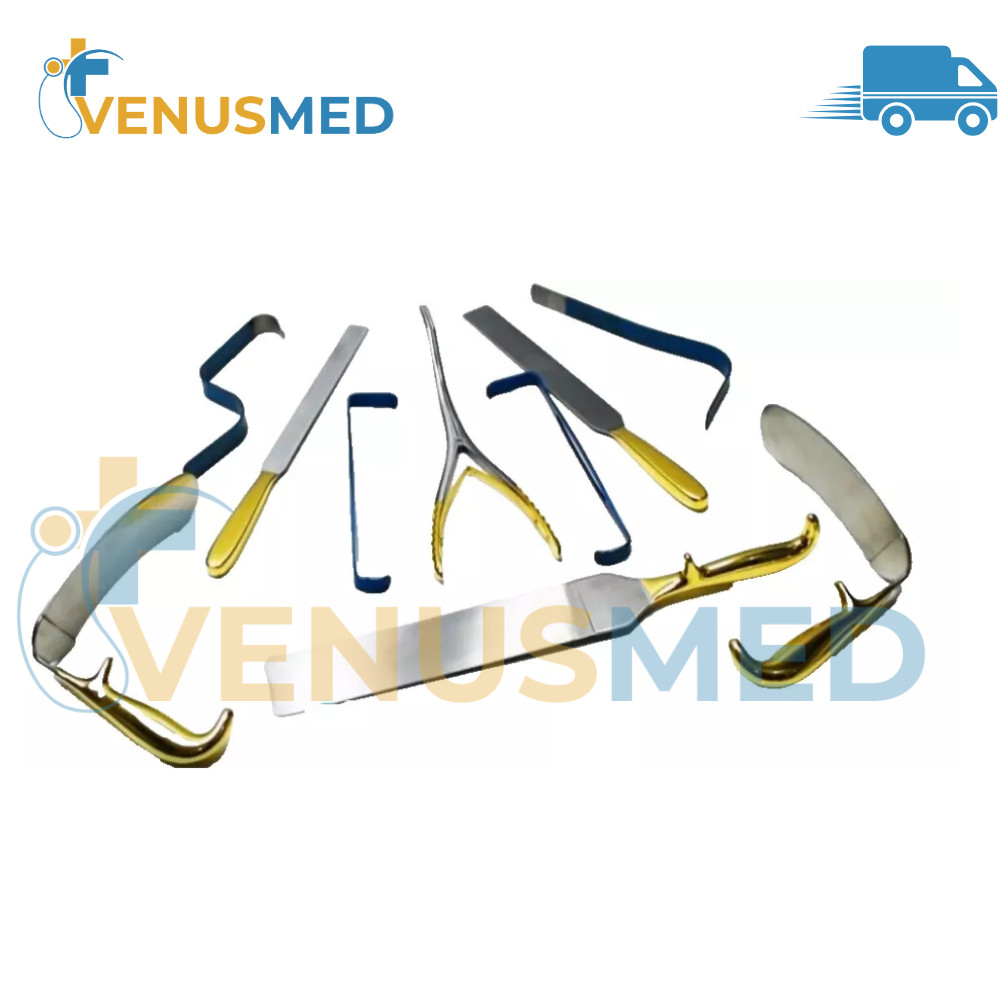 Gluteos instruments Set of 9 Pcs Plastic Surgery Surgical instruments BBL