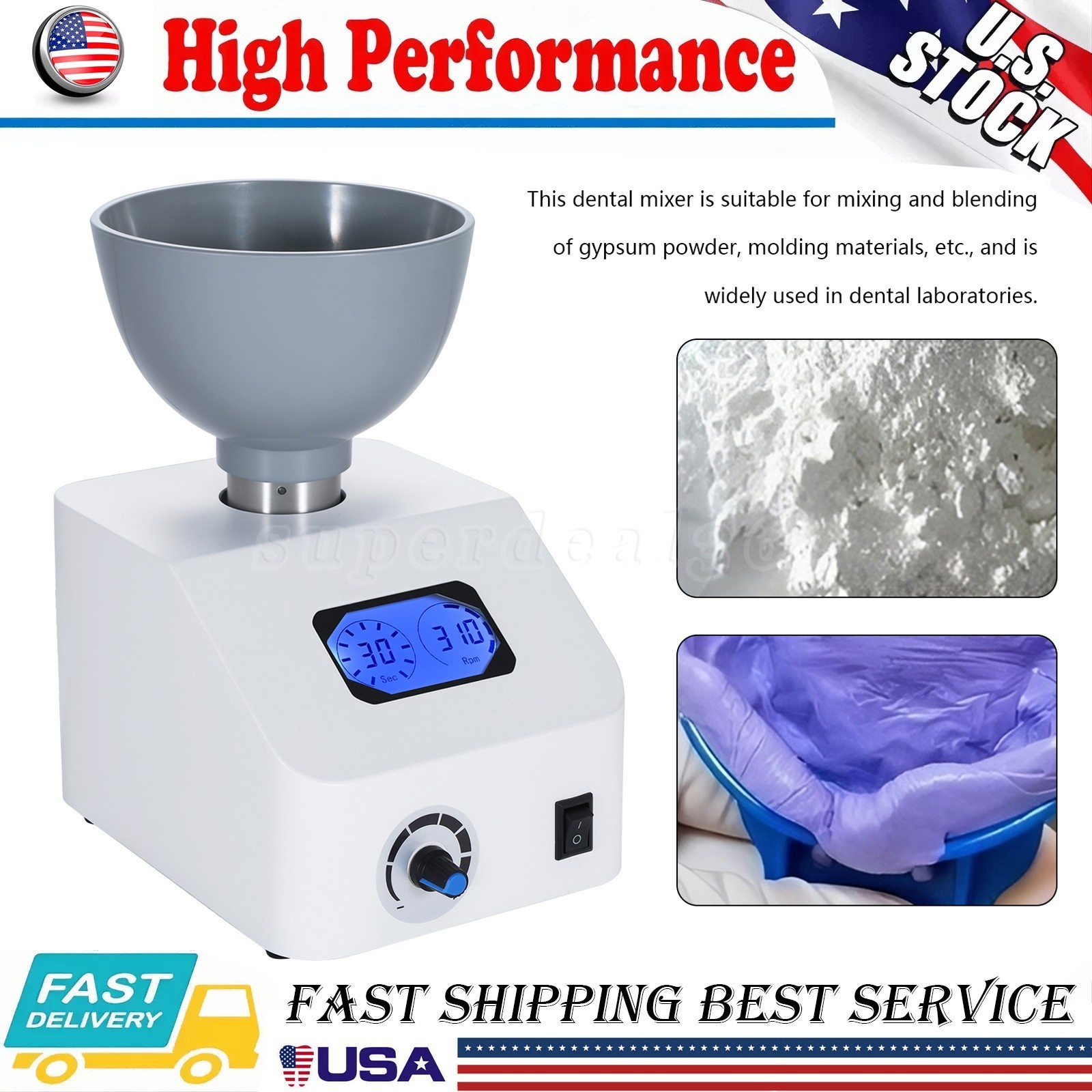 Dental Alginate Mixer Mixer Blender for Impression Material ds
