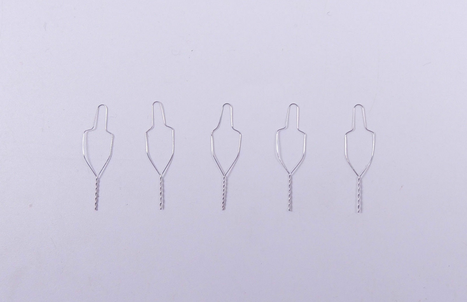 100 Pcs Dental Orthodontic Bracket Preformed Ligature Wires Long/Short /Twisted