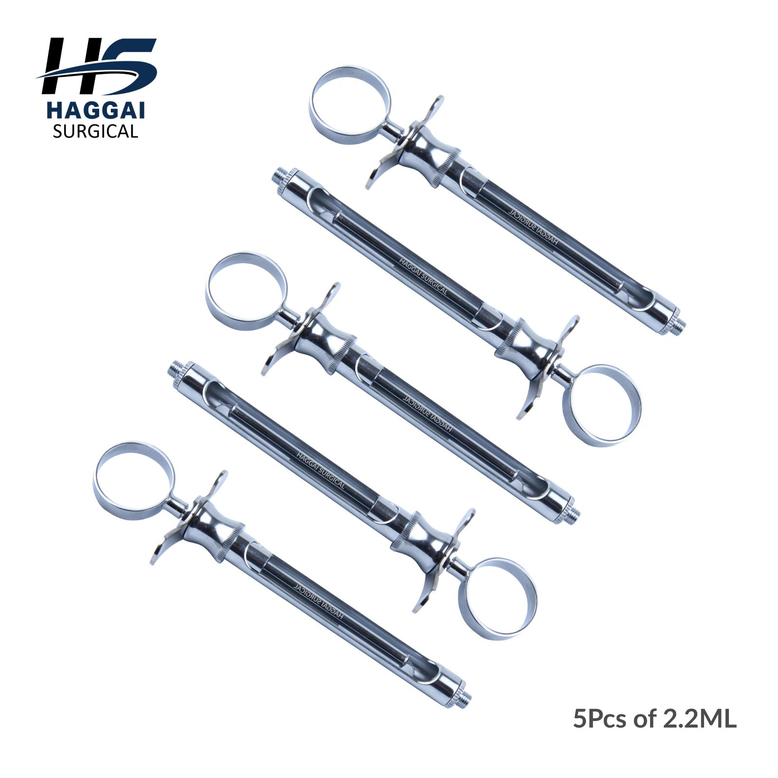 Dental Anesthetic Syringe 2.2ml – Premium Quality Aspirating Type (5 Pcs/pack)