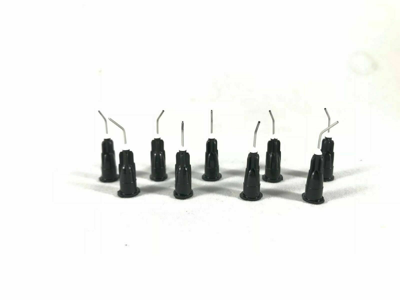 VISTA Apex Pre Bent Dental Delivery 152 Tips #22 ga Disposable Black (4 Boxes)