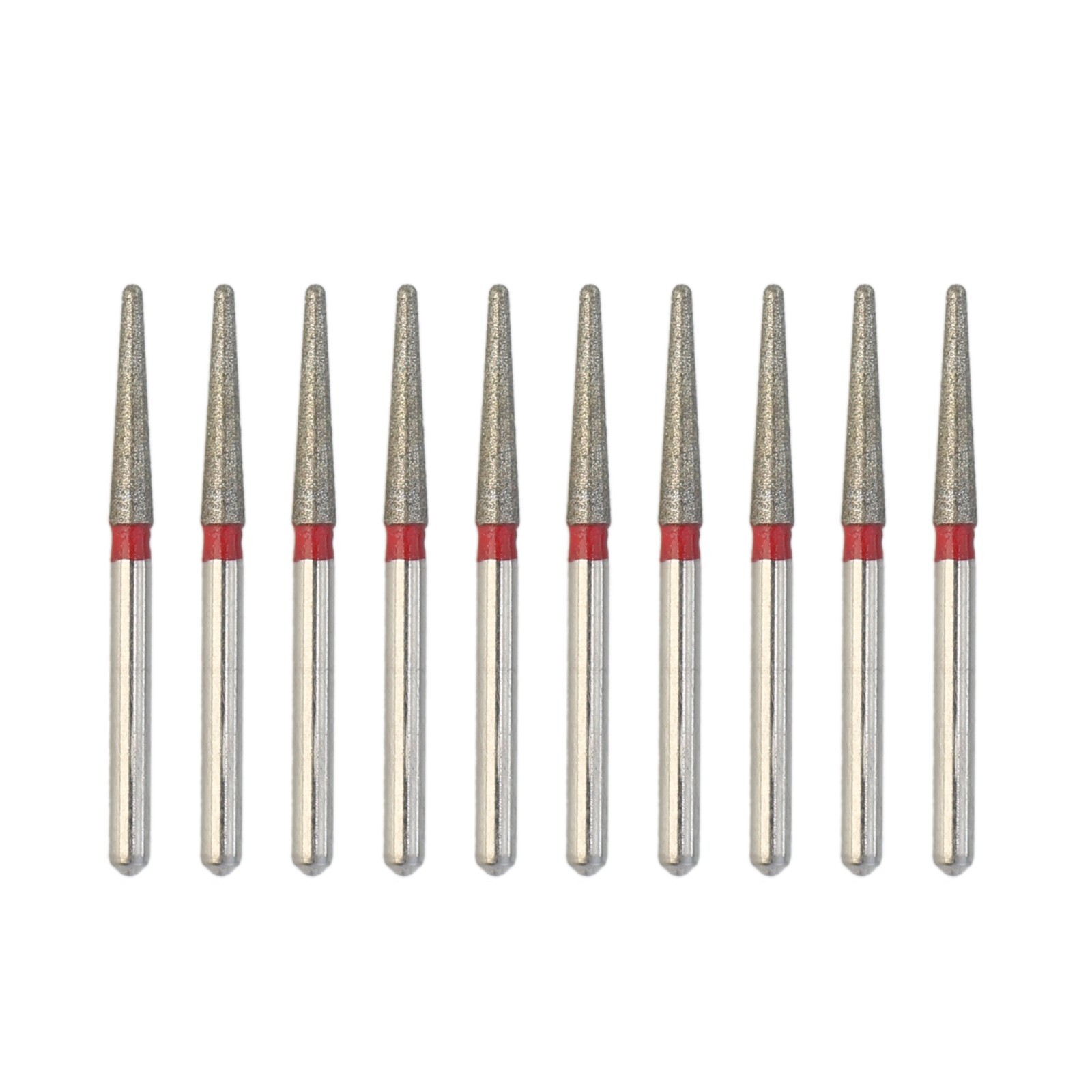 Dental Burs Diamond FG High Speed Round End Taper Fine Grit Red TR-13F 856/016F