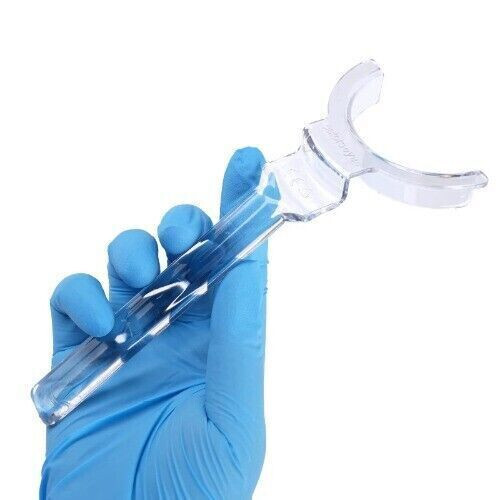 Dental Orthodontic Mouth Opener Lip Expander Upper/Lower Retractor Black 2 Size