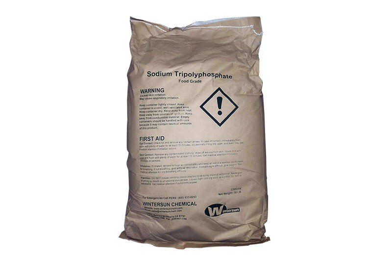 Sodium Tripolyphosphate (STPP) [CAS_7758-29-4] WS Food Grade White Powder 50 LB