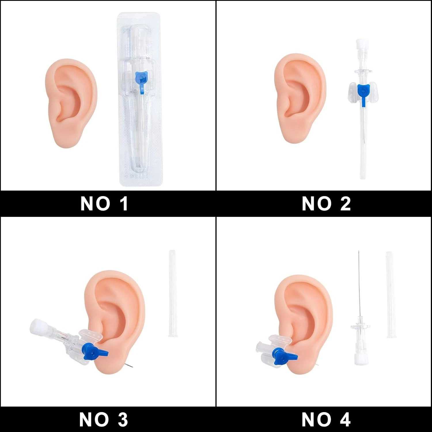 Practical 10/50pcs Disposable Catheter Cannula with Wing for Pet Dog Cat Animals