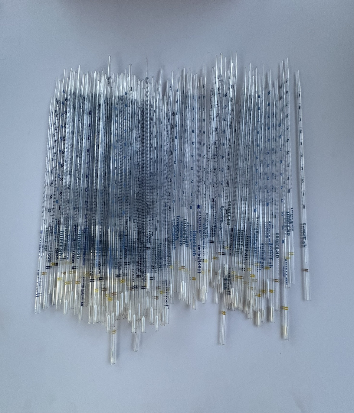 139 Pipets Pyrex Kimble Interlab 1mL 1/100 Disposable Serological Pipette