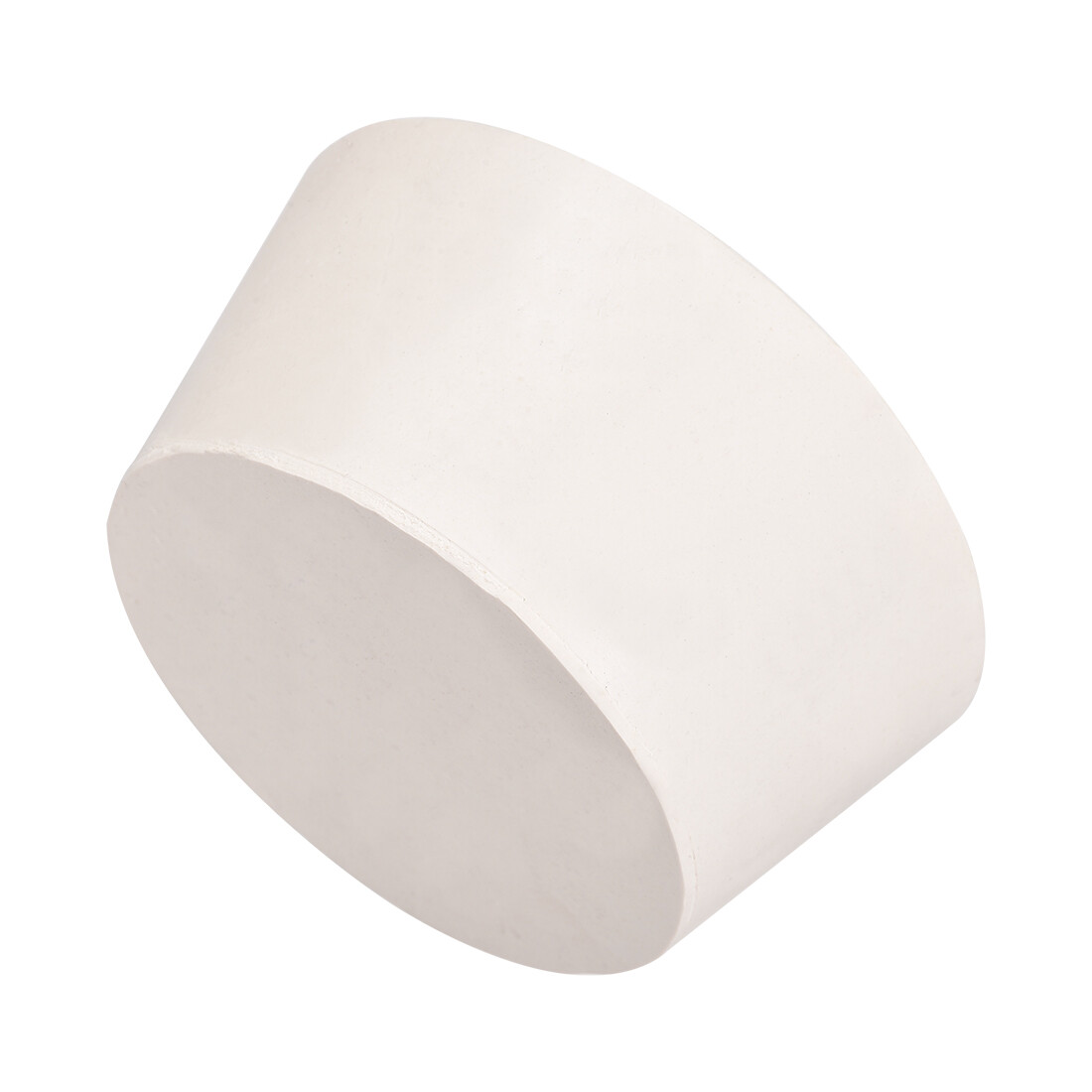 White Tapered Shaped Solid Rubber Stopper for Lab Tube Stopper Size 17