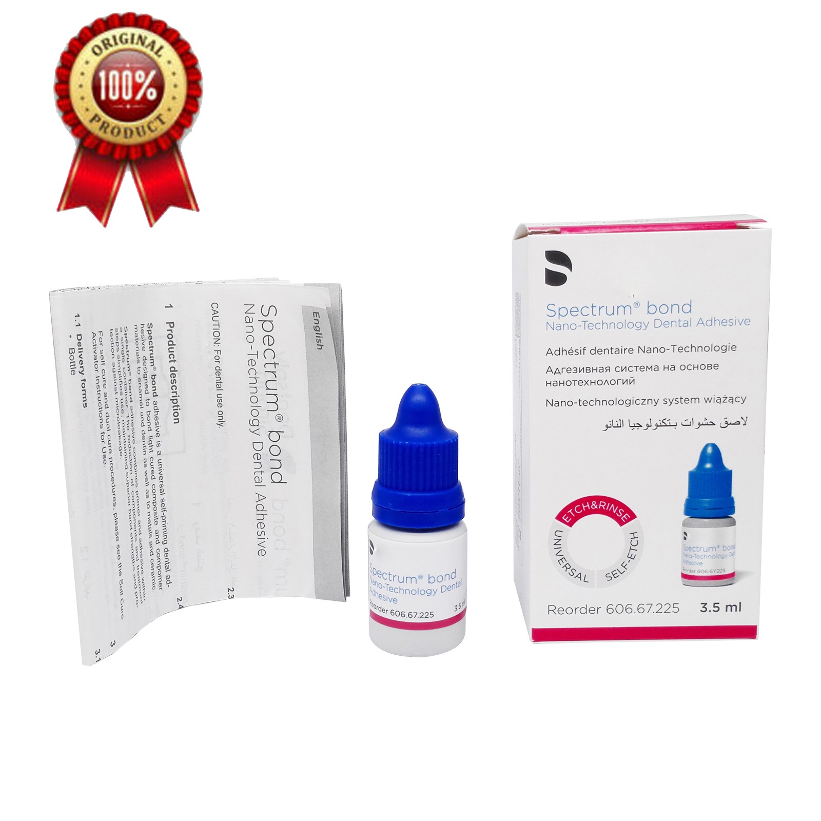 Dental Nano Spectrum Restorative Composite Bond Self Priming Adhesive 3.5ml