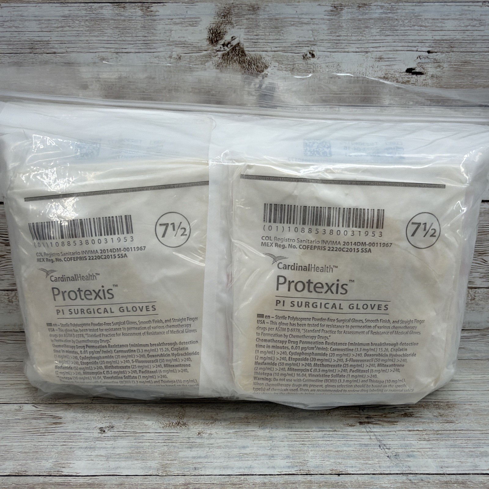 Protexis PI Surgical Gloves *25 Pair* Cardinal Health Size: 7.5 EXP: 03/26
