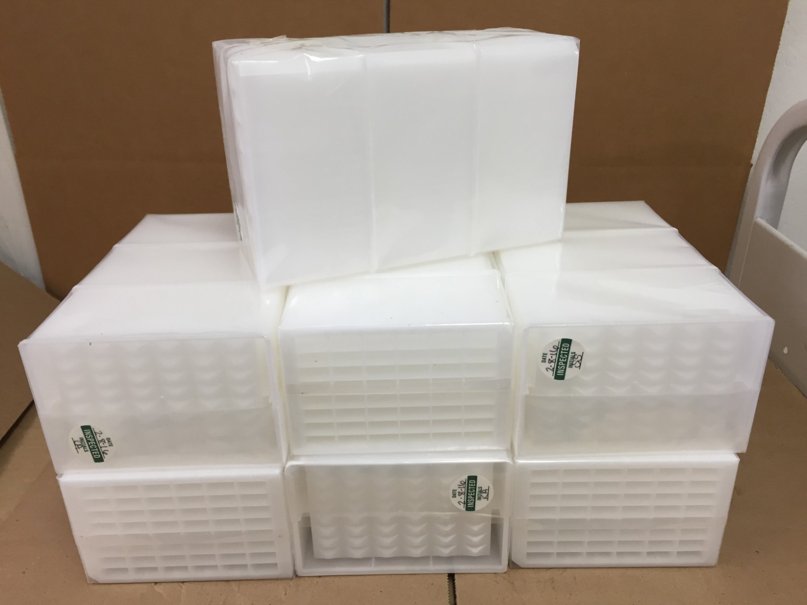 Lot of 21 E&K Scientific EK-2043 48 Well Plate 7.5ml Rectangle Well
