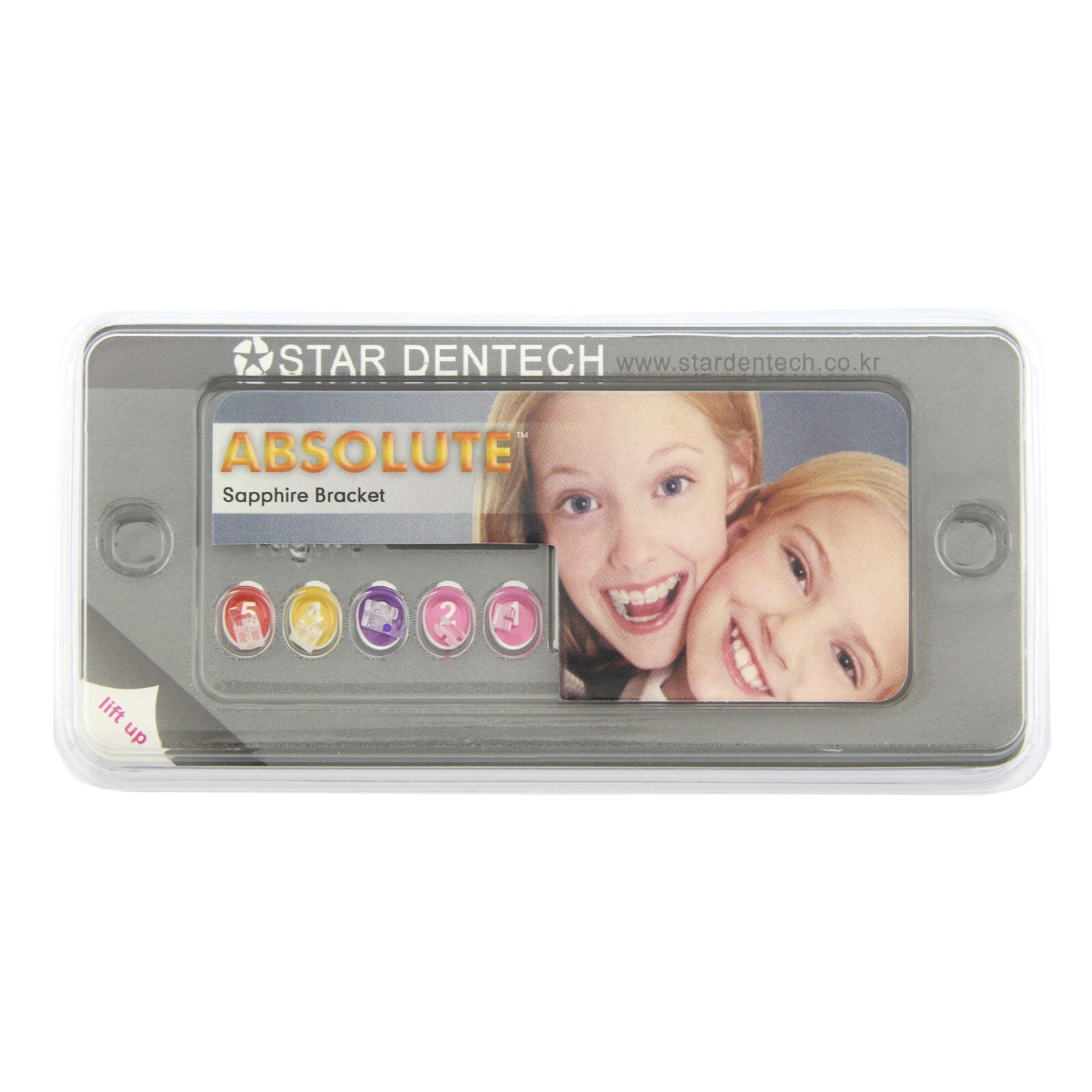10Kit TAR ABSOLUTE Orthodontic Monocrystalline Sapphire Ceramic Brackets MBT 022