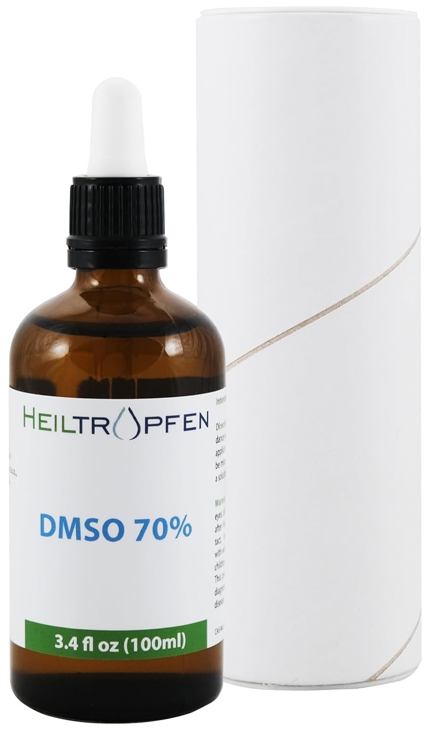 Heiltropfen 70% DMSO – Pharmaceutical Grade Dimethyl Sulfoxide Liquid, 3.4 Oz