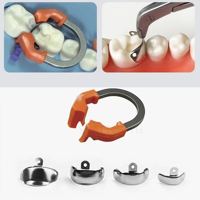 Dental Matrix Bands Ring Sectional Matrice Clamp Wedge C3 Fit Palodent V3 System