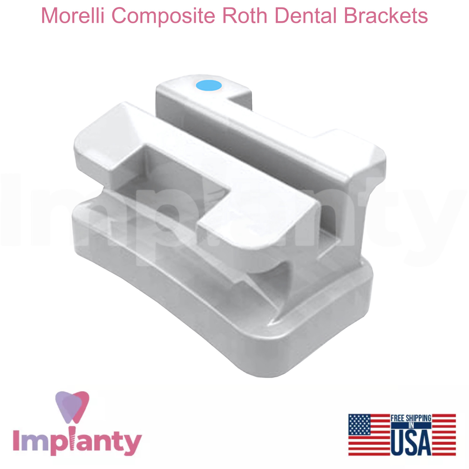 Morelli Composite Roth Dental Brackets Aesthetic & Stain-Resistant Matte Finish